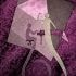 Suaman painting — pink abstract